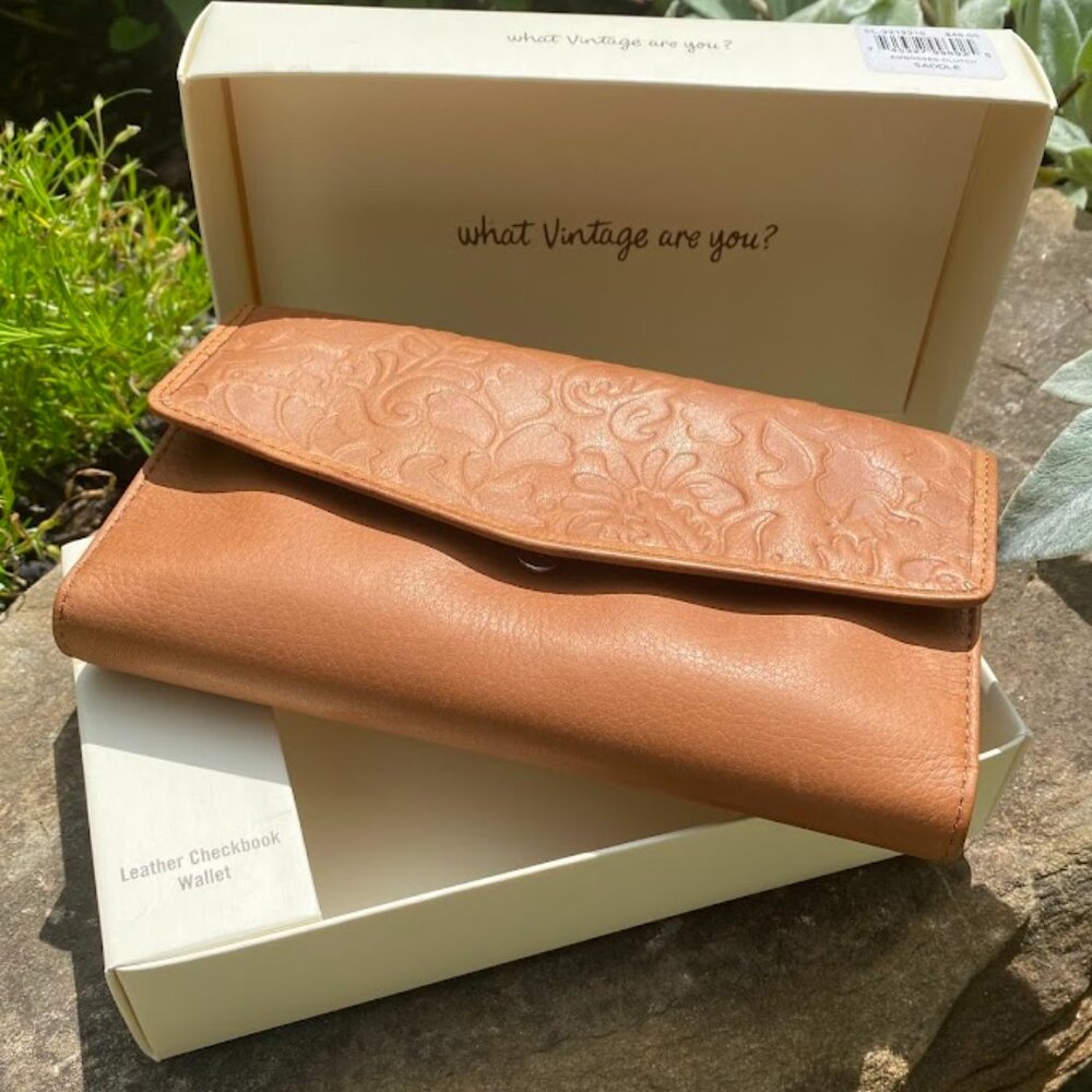 Fossil Embossed Clutch Purse